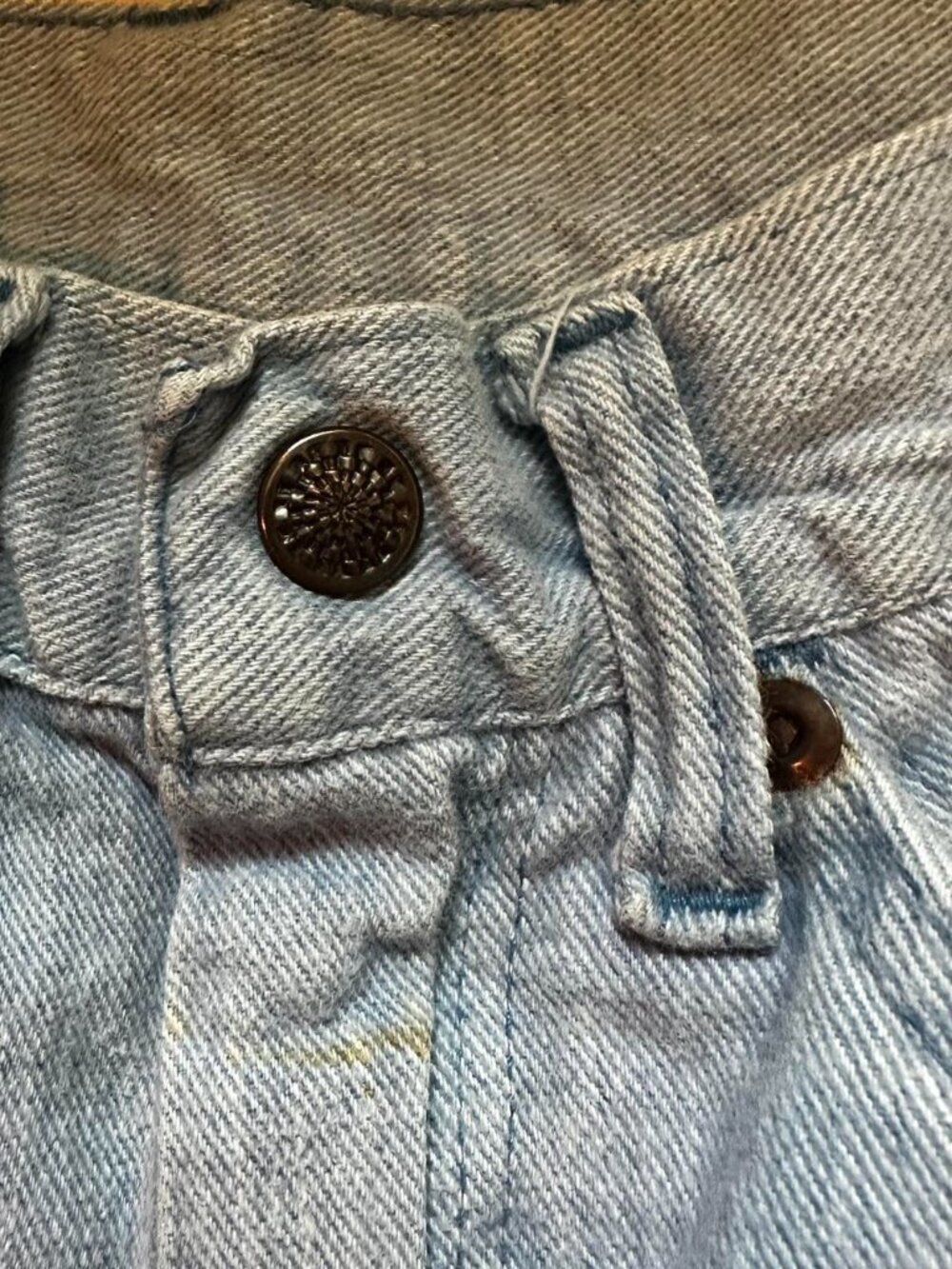 Vintage 70s bell bottoms with embroidered pockets - Picture 3 of 4